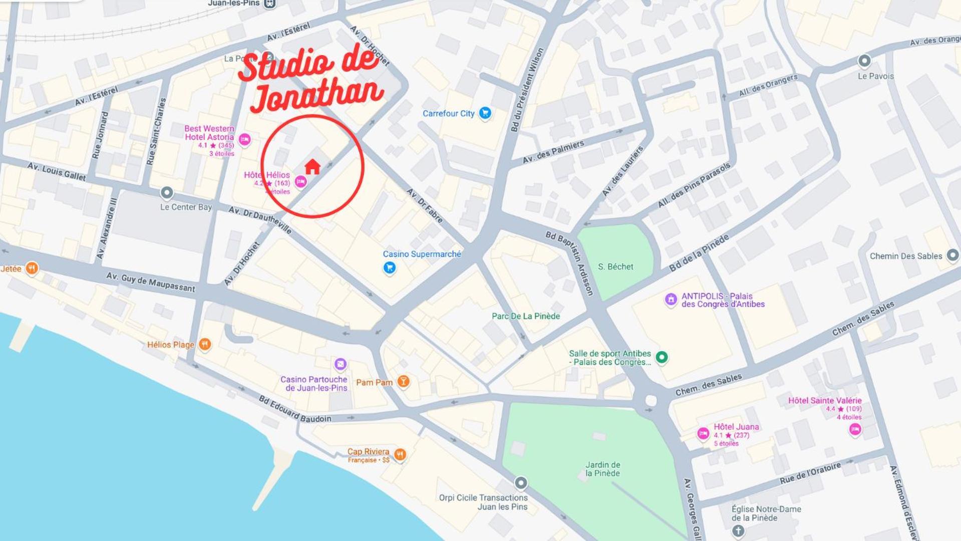 De Jonathan - Refait A Neuf - A 200m Apartment Juan-les-Pins